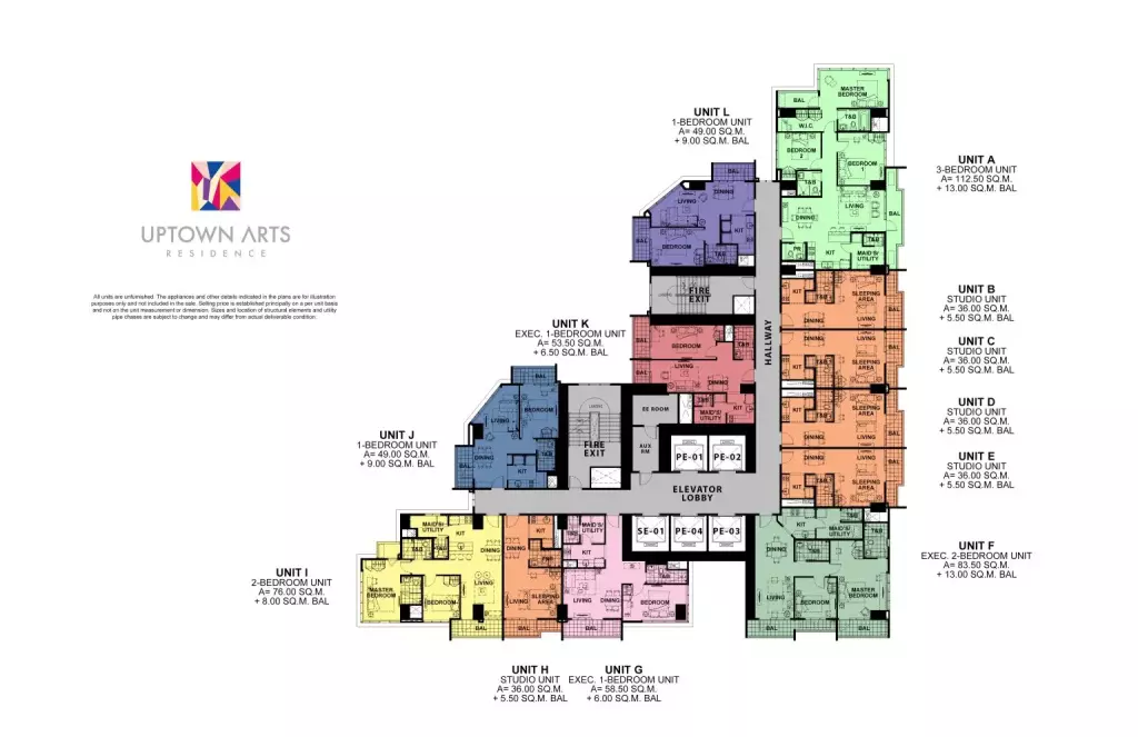 Uptown Arts Residence Floor Plan