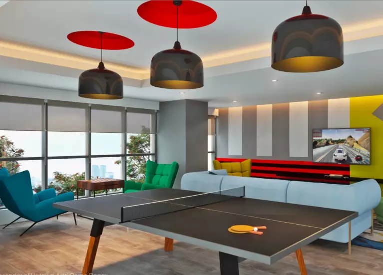 Uptown Arts Residence Game Room